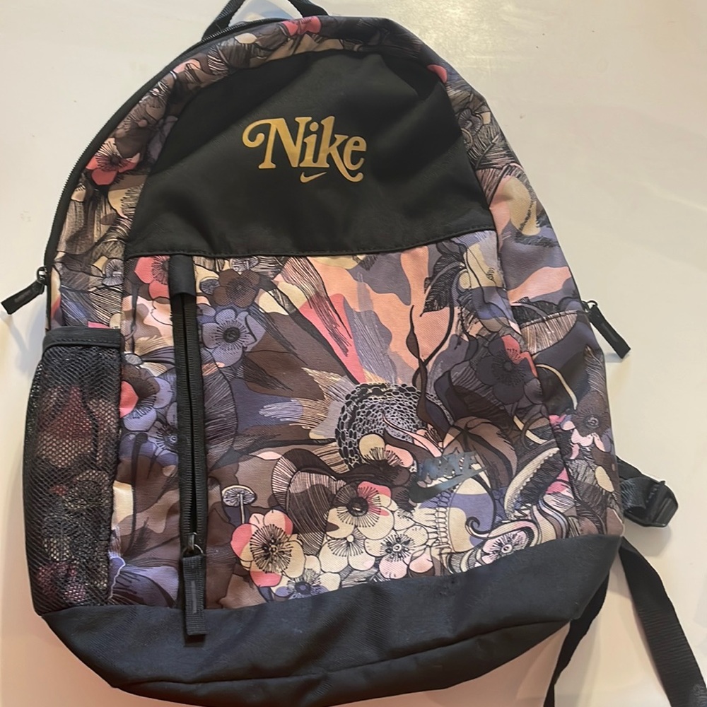Nike floral backpack
